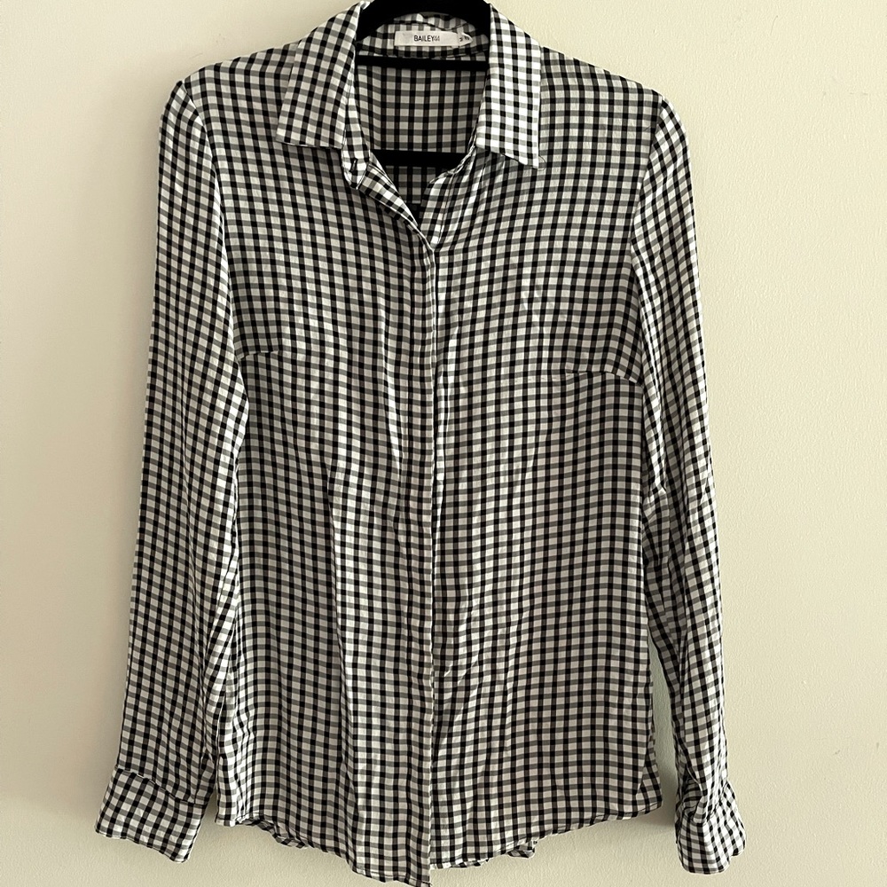 Bailey 44 Silk Button Down Blouse